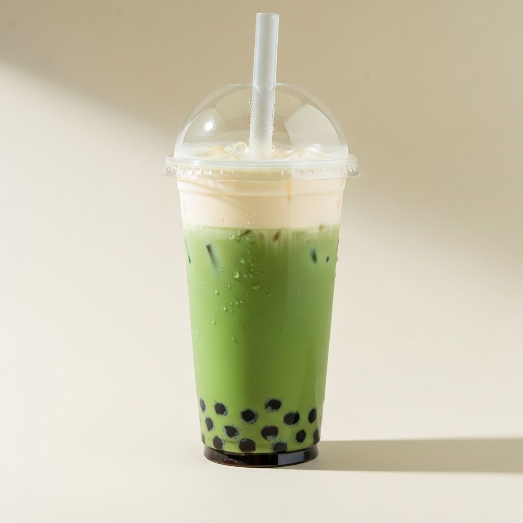 Trà sữa Thái xanh topping trân châu Đăng Minh